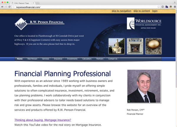 Portfolio item: R.W. Penson Financial